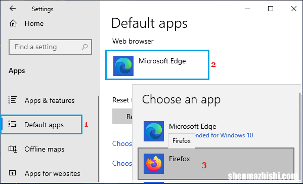 如何更改Windows11/10中的默认浏览器