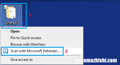 如何在Windows10扫描文件中的病毒恶意软件