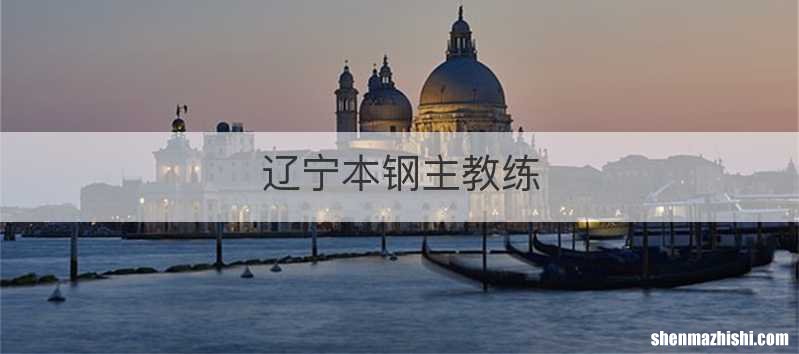 辽宁本钢主教练