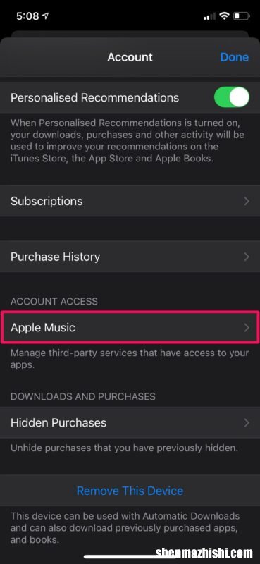 如何从iPhone Music程序查看，苹果音乐怎么删除已经下载的歌曲