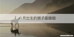 八月出生的狮子座婚姻