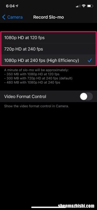 如何更改iPhone相机帧率，苹果手机更改视频帧率方法