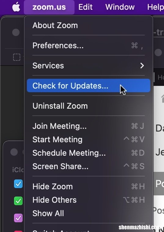 Zoom检查更新失败，如何在Mac电脑上更新Zoom应用方法