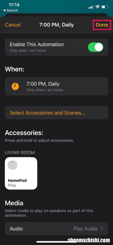 如何在iPhone上获得新的自动化？HomeKit创建音乐播放自动化