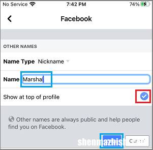 脸书 如何在Facebook上更改您的名字