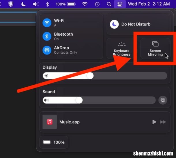 如何将我的MacBook无线镜像到我的电视？