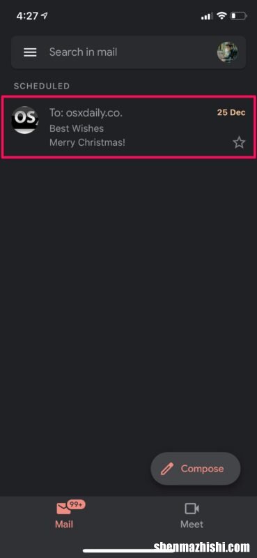 为您的iPhone自动排序Gmail上新电子邮件