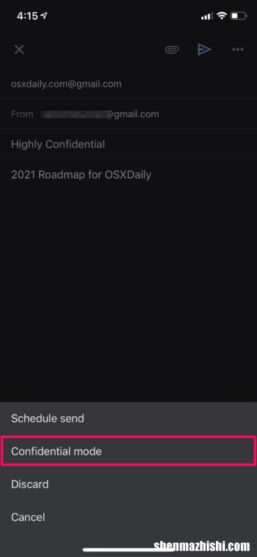 怎么定时iPhone发送Gmail，苹果设置特定时间发送的电子邮件