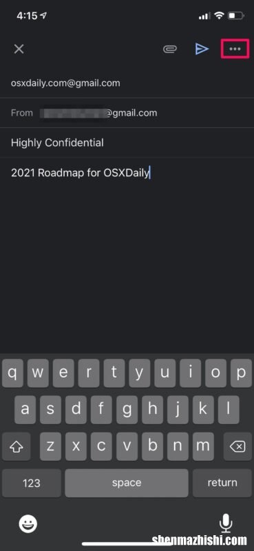 怎么定时iPhone发送Gmail，苹果设置特定时间发送的电子邮件