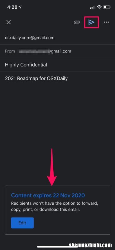 怎么定时iPhone发送Gmail，苹果设置特定时间发送的电子邮件