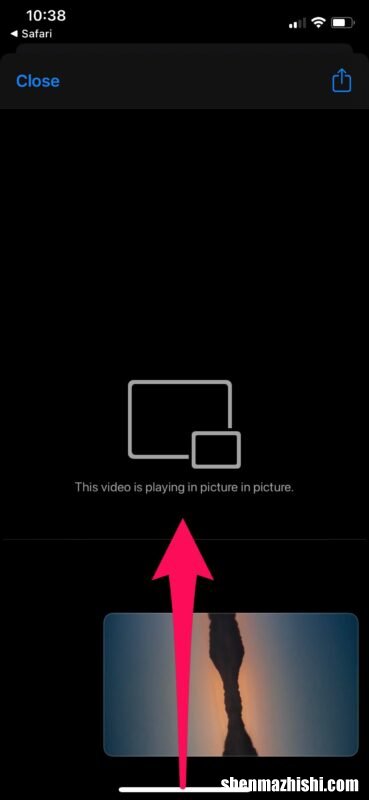 适合iPhone和iPad YouTube在移动设备上使用画中画