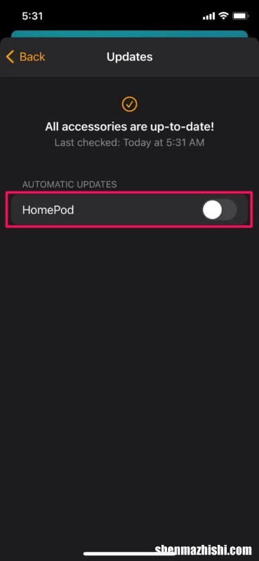 不喜欢新版本？怎么在HomePod Mini上禁用自动更新