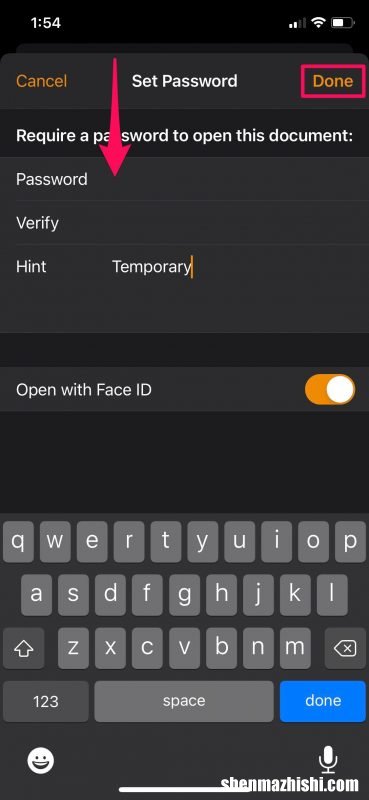 方法适用iPhone和iPad加密 在苹果上使用密码保护Numbers文档