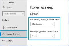 阻止计算机屏幕在Windows10中关闭