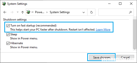 如何在Windows10中启用快速启动