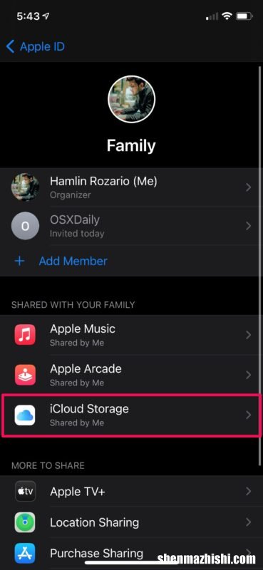 iPhone怎么共享iCloud储存空间? iPad与家人共享iCloud方法