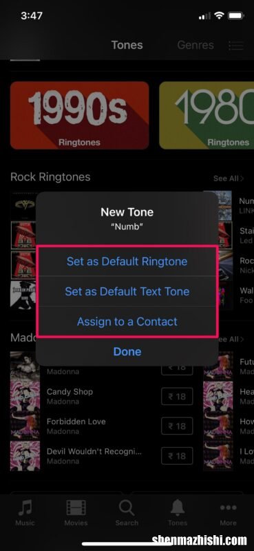 如何在iPhone上购买铃声，iTunes Store苹果手机更换铃声简单步骤