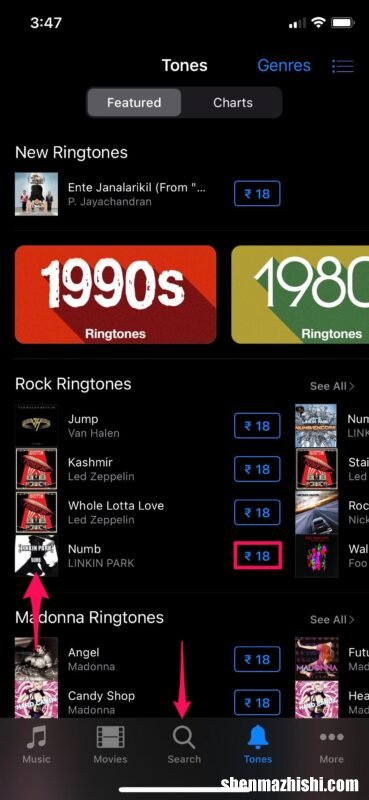 如何在iPhone上购买铃声，iTunes Store苹果手机更换铃声简单步骤