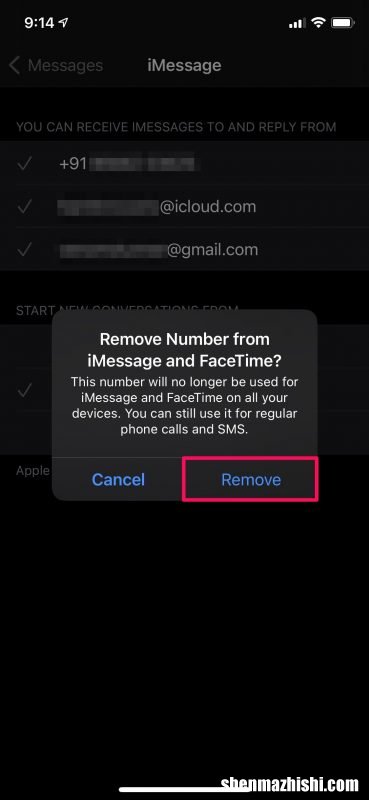 怎么在iPhone上将iMessage从电子邮件更改为电话号码？