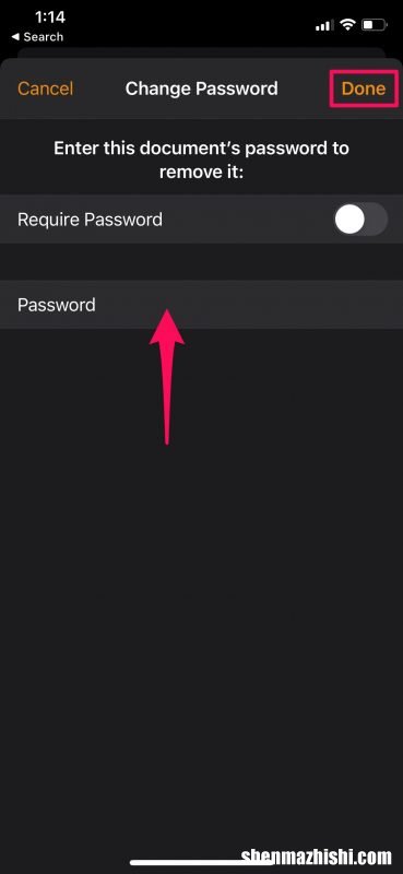 方法适用iPhone或iPad 从Pages、Numbers和Keynote中删除密码