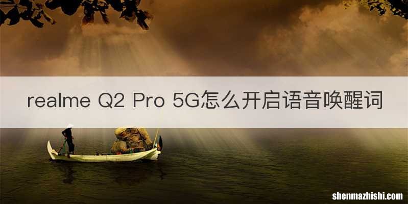 realme Q2 Pro 5G怎么开启语音唤醒词