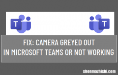 修复Microsoft Teams中的摄像头不工作或变灰