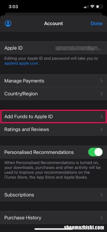 苹果iPhone和iPad怎么充钱，Apple帐户添加资金教程