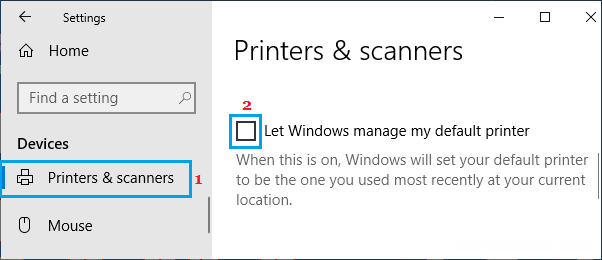 如何在Windows10中更改默认打印机