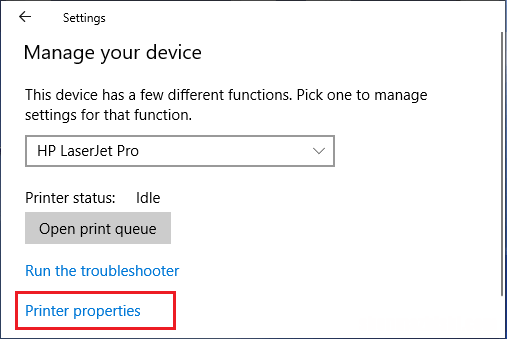 如何在Windows10中更改打印机名称