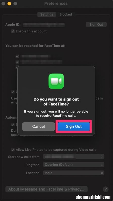 怎么为FaceTime使用不同的Apple ID，苹果电脑更改FaceTime教程