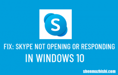 修复Skype在Windows10中无法打开或响应