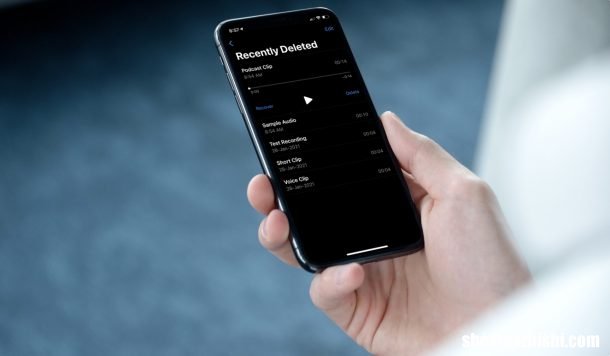 方法适用iPhone或iPad 如何找回已删除的语音备忘录