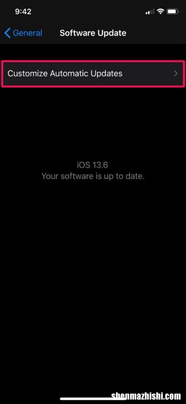 苹果教程 如何自定义iOS和iPadOS的自动更新