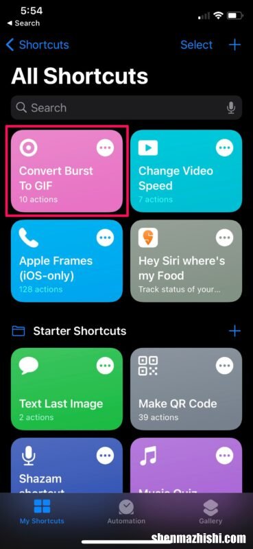 苹果教程 如何在iPhone或iPad上将连拍照片转换为GIF