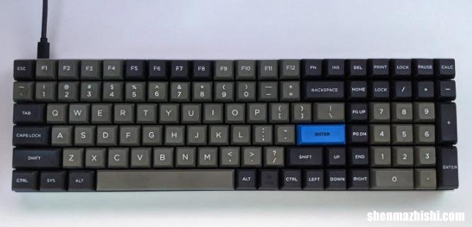 100%-40%规格 机械键盘尺寸所有布局