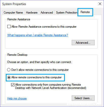 RDP 如何在Windows10中启用远程桌面