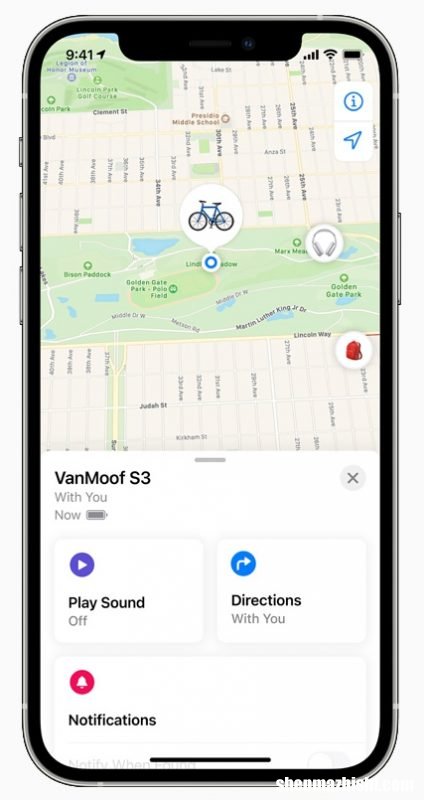 在iPhone上的“查找”中添加或更新第三方项目