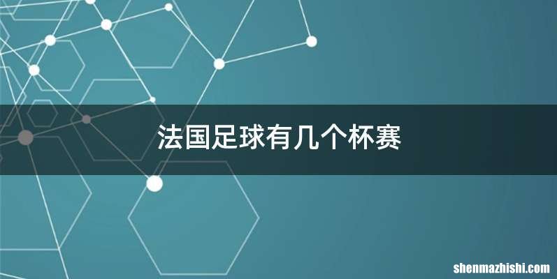 法国足球有几个杯赛