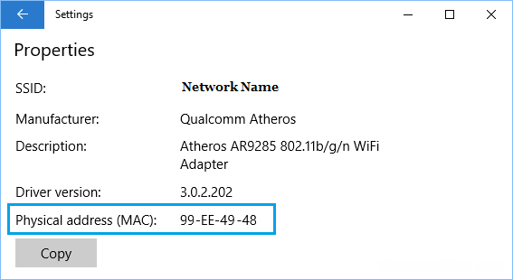 如何在Windows10中更改MAC地址