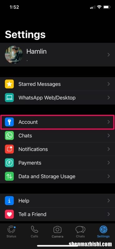 如何在iPhone隐藏WhatsApp“最后一次看到”状态