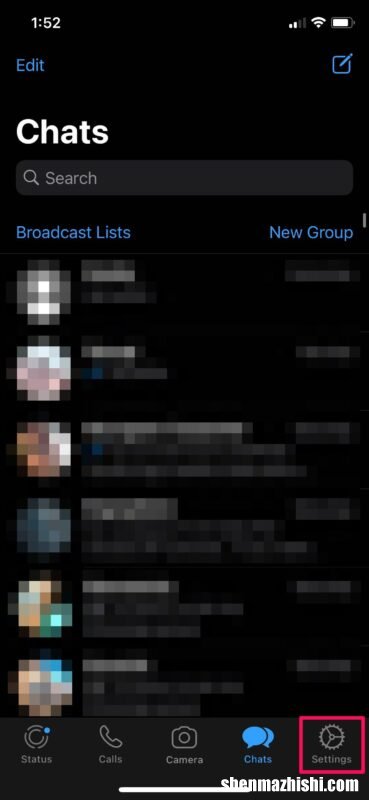 如何在iPhone隐藏WhatsApp“最后一次看到”状态