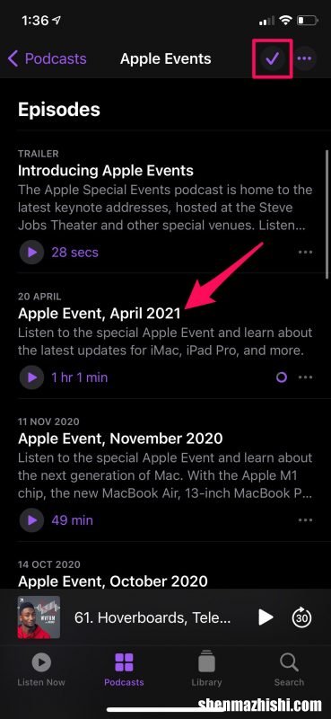 如何在iPhone手机上关注播客，iPad上关注您喜爱的播客教程