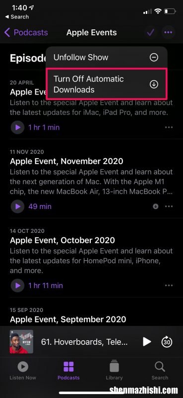 如何在iPhone手机上关注播客，iPad上关注您喜爱的播客教程