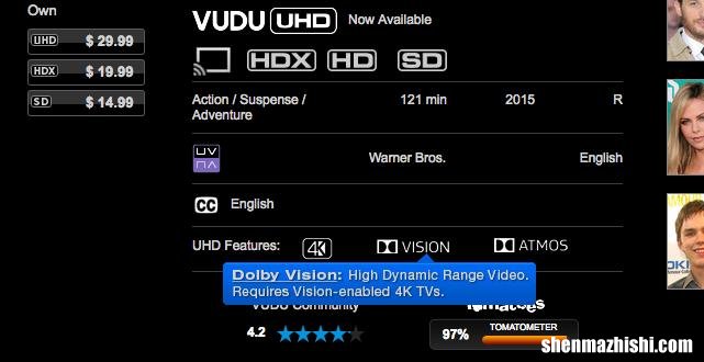 HDR格式大战：HDR10和杜比视界有何区别？