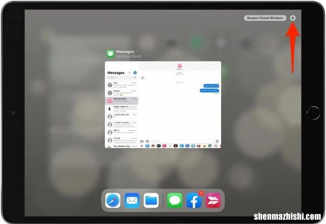 ipad在应用程序中打开多个窗口