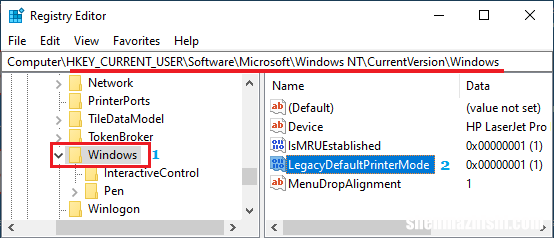 修复：Win10中的默认打印机自动更改问题