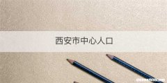 西安市中心人口
