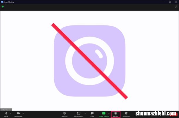 视频和音频 如何在Zoom中录制会议