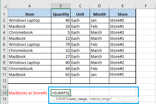 图文教程 如何使用Excel SUMIFS函数