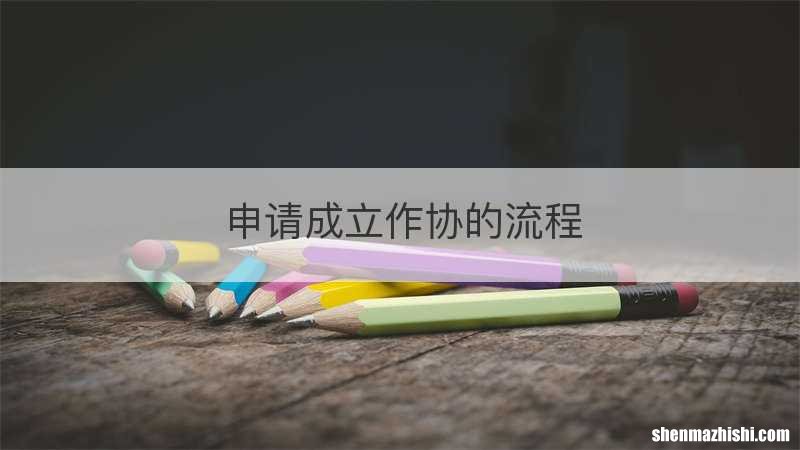 申请成立作协的流程